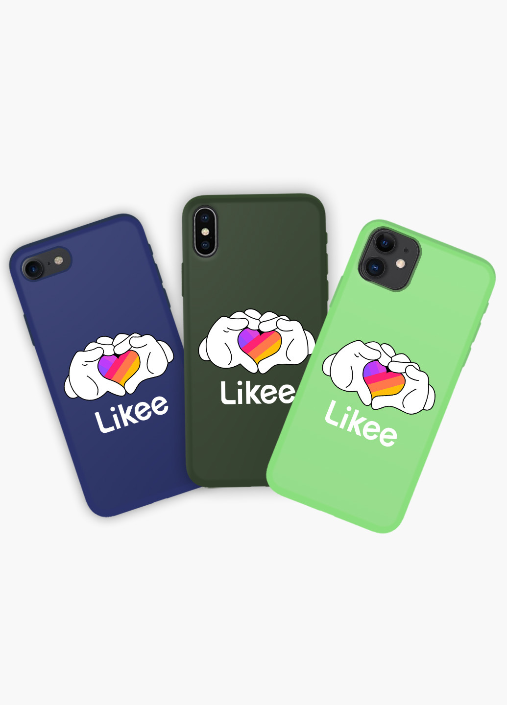 Чохол силіконовий Apple Iphone Xr Лайк (Likee) (8225-1711) MobiPrint (219776272)