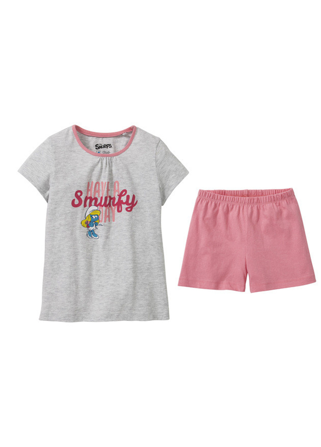Комбинированный летний комплект (футболка, шорты) The Smurfs