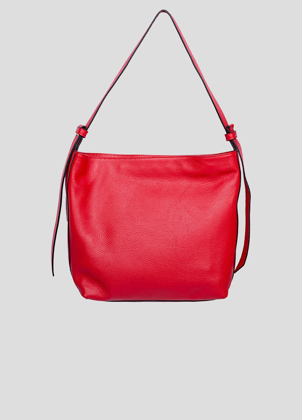Красная кожаная сумка на плечо Conte Frostini (254368005)