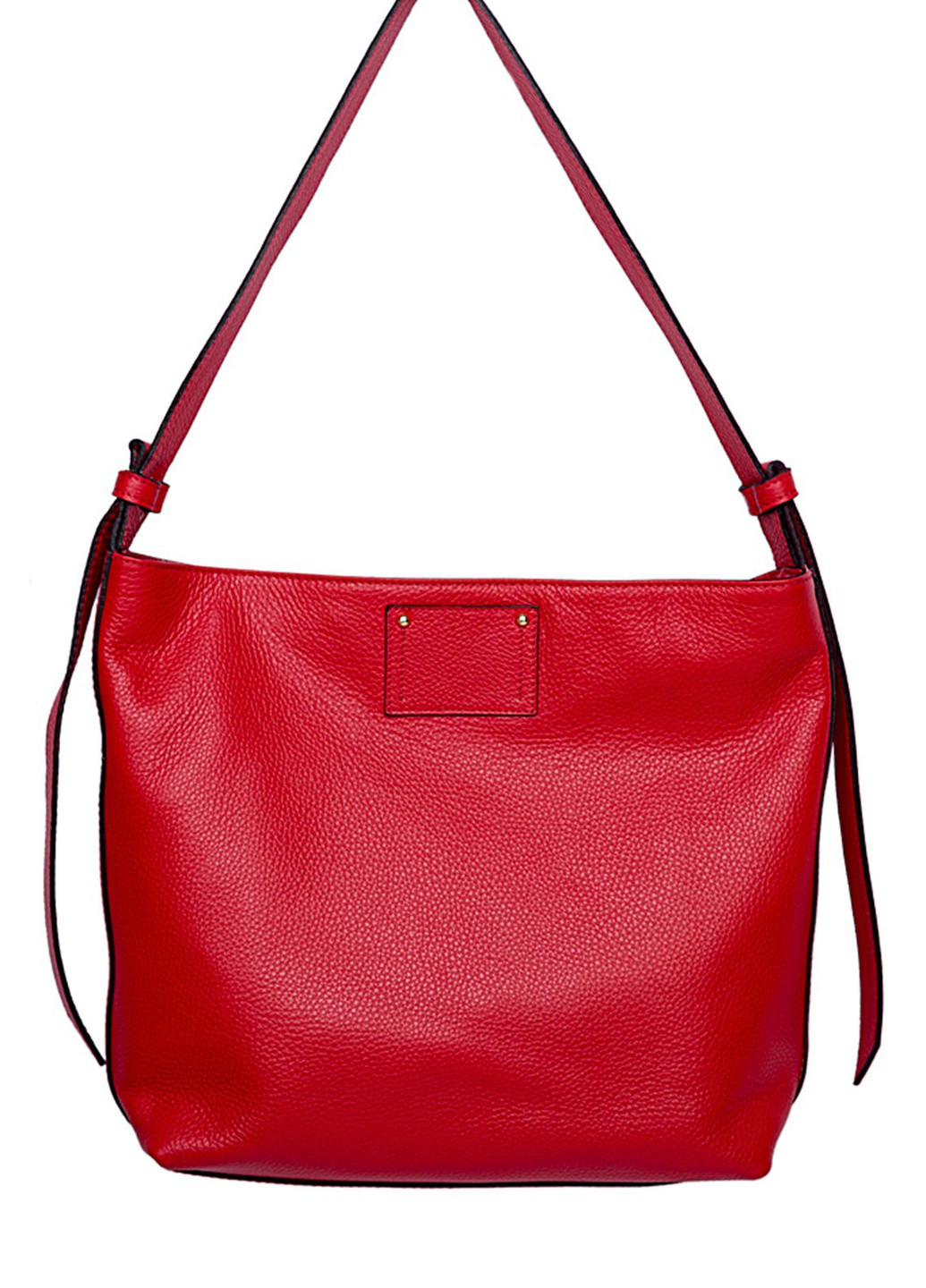Красная кожаная сумка на плечо Conte Frostini (254368005)