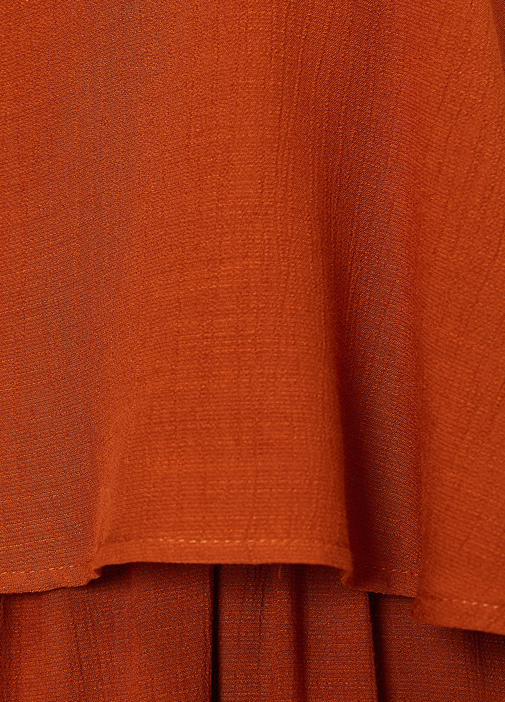 Терракотовое кэжуал платье KOTON однотонное