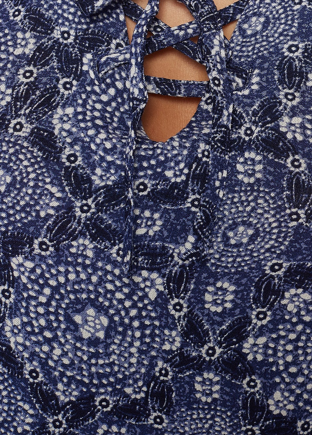 Темно-синяя летняя блуза KOTON
