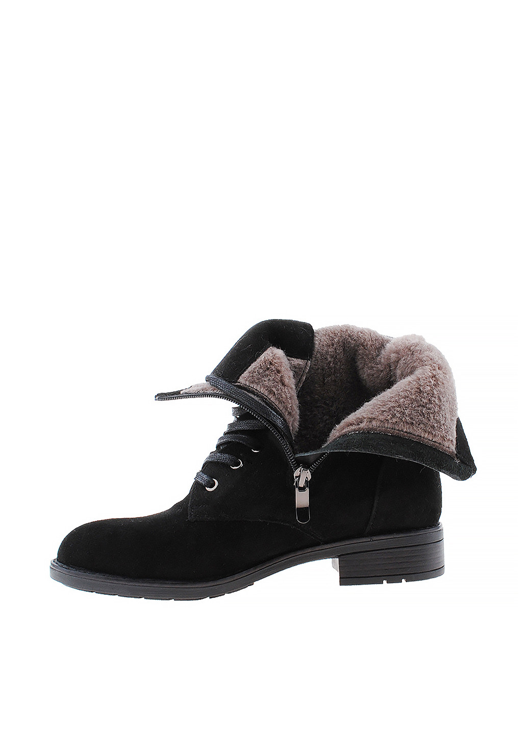 Зимние ботинки Gattini со шнуровкой из натуральной замши