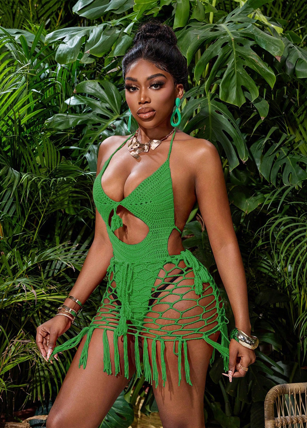 Костюм (купальник, юбка) SHEIN (342063393)