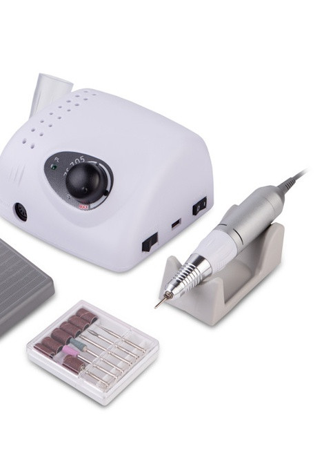Фрезер для манікюру Bucos ZS-705 білий 65 Ватт, 35 000 об (+6 фрез у подарунок) Nail Drill (251211581)