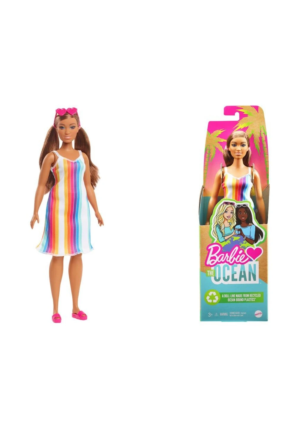 Лялька Barbie Loves The Ocean Барбі Любить океан Брюнетка (GRB38) Mattel (255665102)