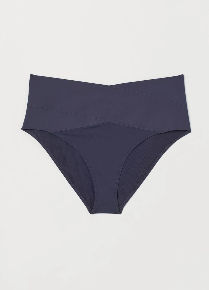 Темно-синие h&m+моделирующие плавки бикини однотонные H&M+