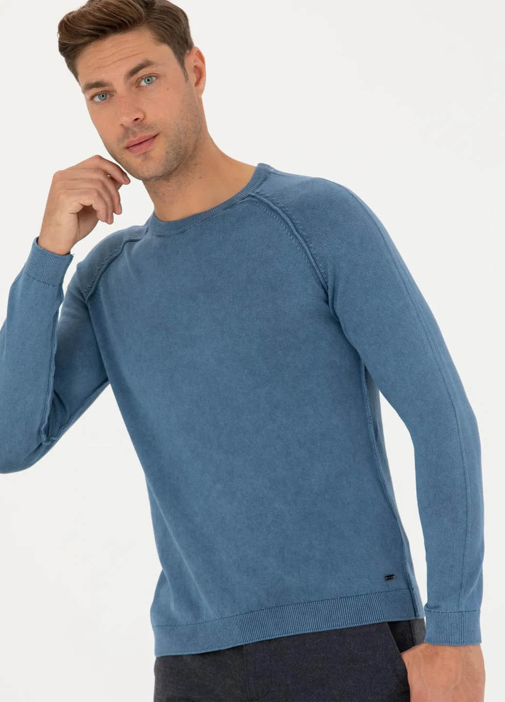 Синий демисезонный джемпер джемпер Pierre Cardin