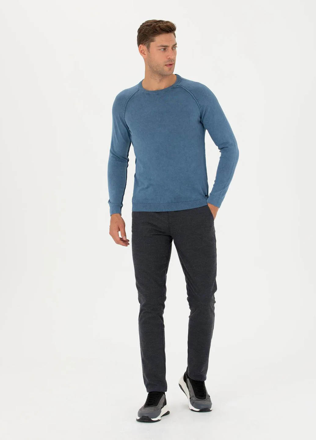 Синий демисезонный джемпер джемпер Pierre Cardin