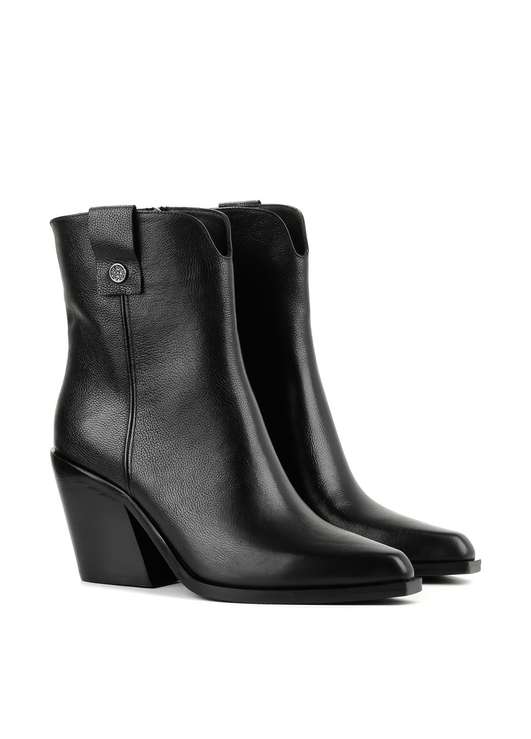 Чорні демісезонна ботільйони Le'BERDES