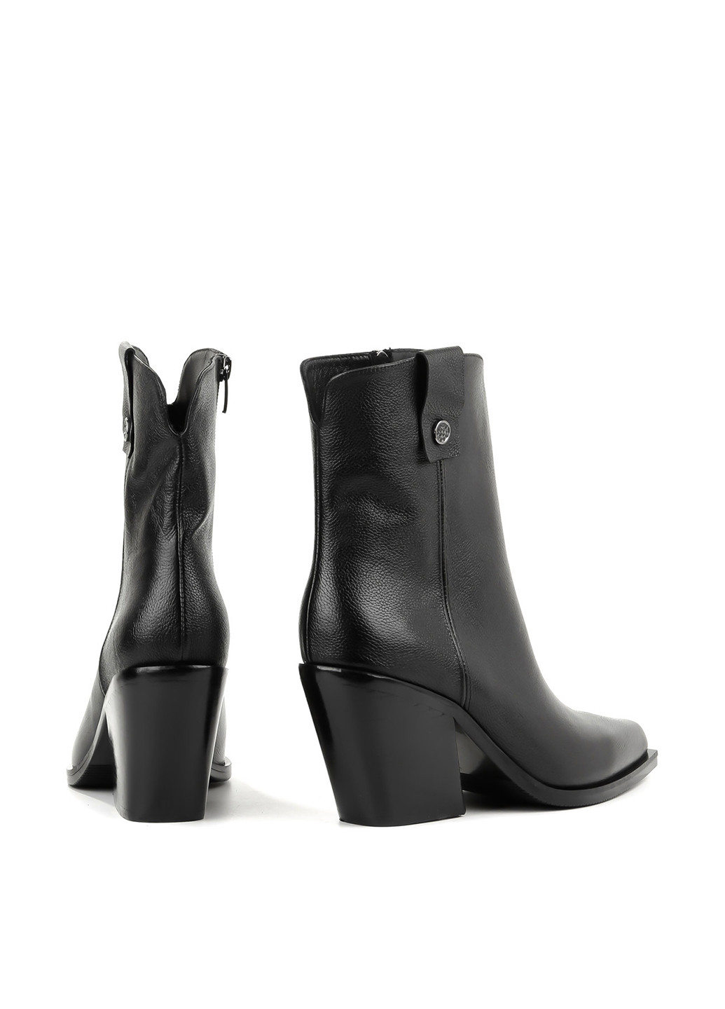 Чорні демісезонна ботільйони Le'BERDES