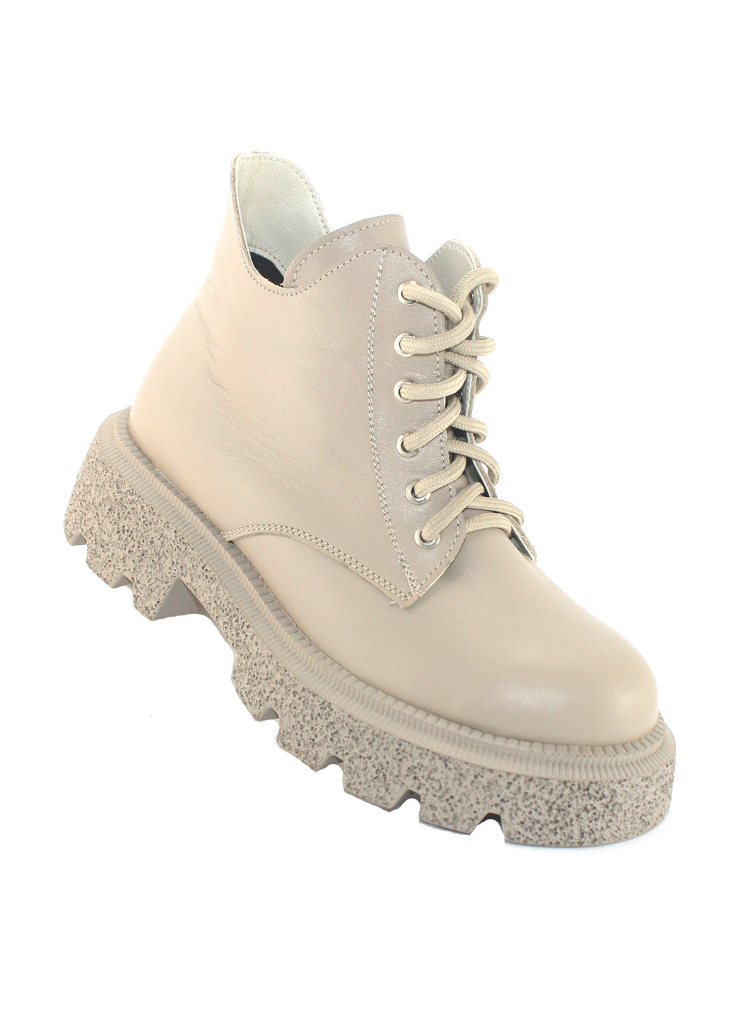 Осенние ботинки тимберленды Mila на тракторной подошве