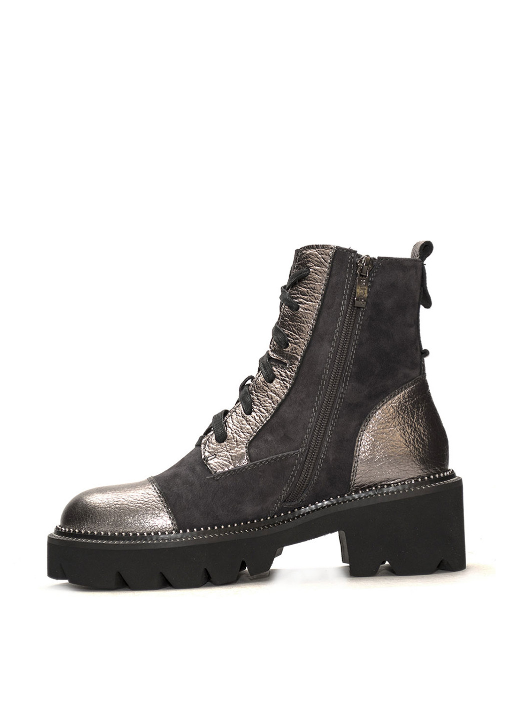 Осенние ботинки Brocoli со шнуровкой из натуральной замши