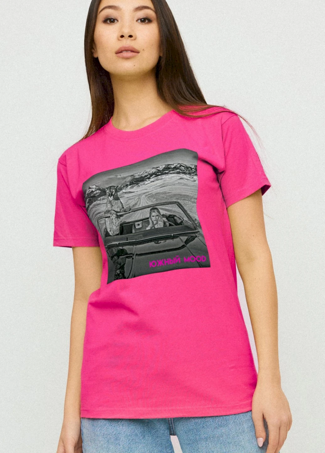 Футболка Boyfriend / air print / YAPPI - (237407725)
