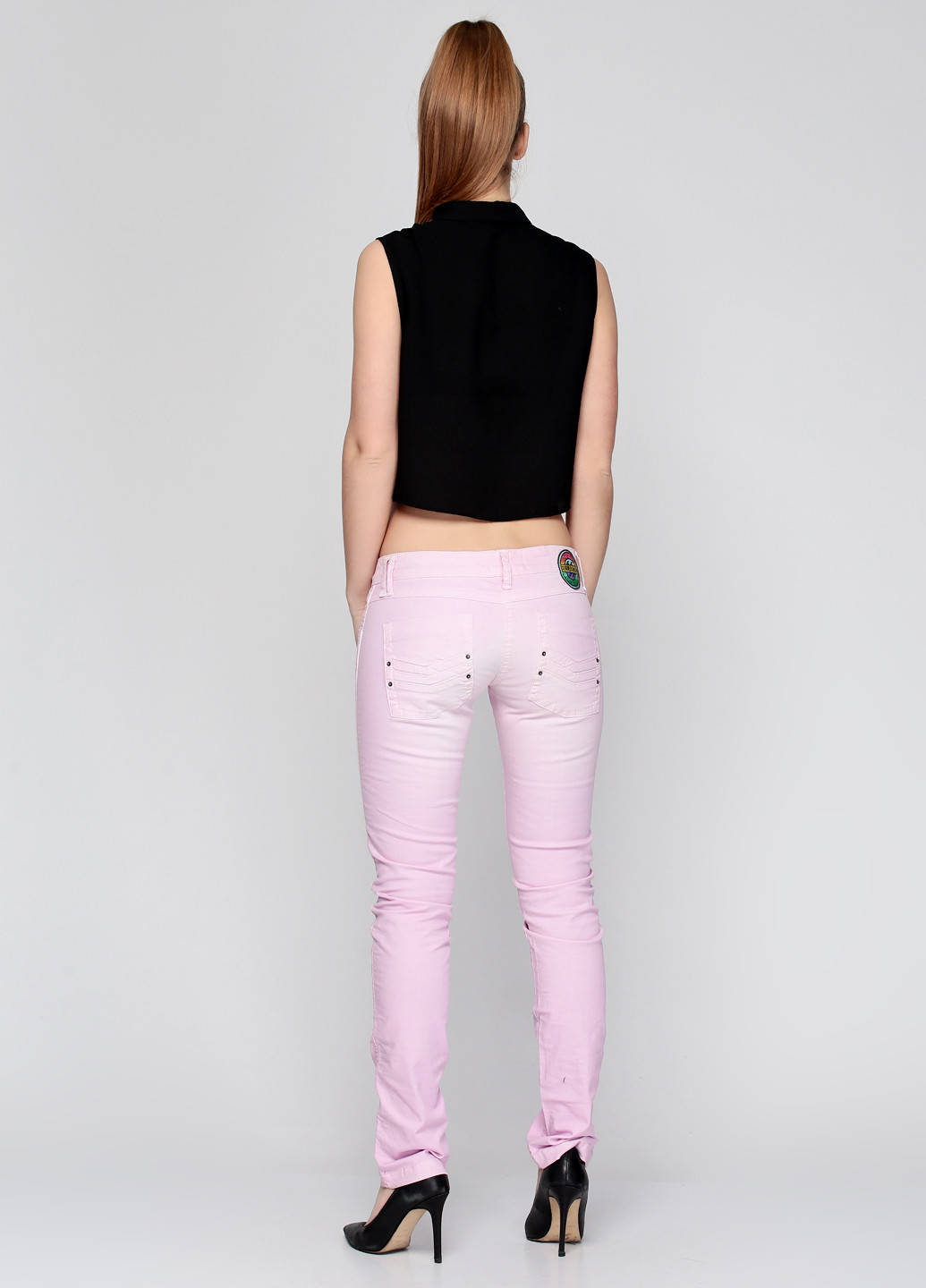 Розовые кэжуал демисезонные брюки Billabong
