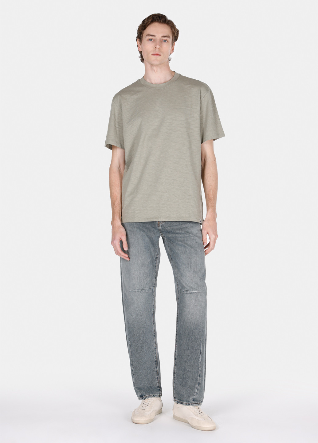 Оливковая футболка Colin's