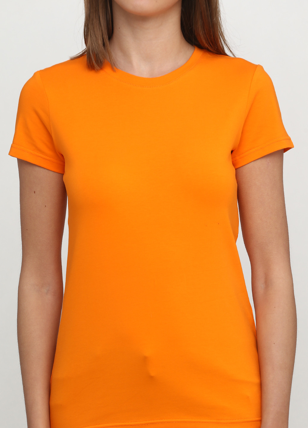 Оранжевая летняя футболка Only Women