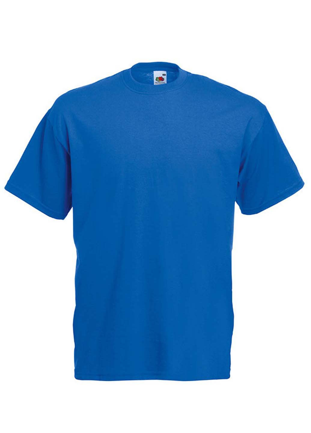 Синяя футболка Fruit of the Loom ValueWeight