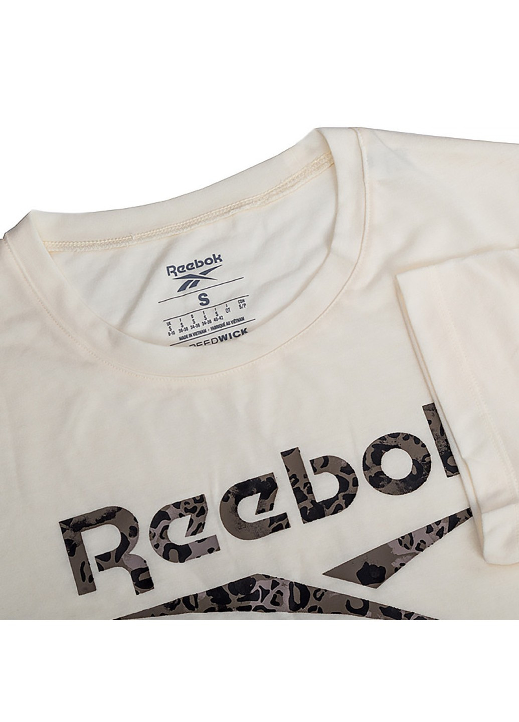 Белая демисезон футболка wor modern safari Reebok