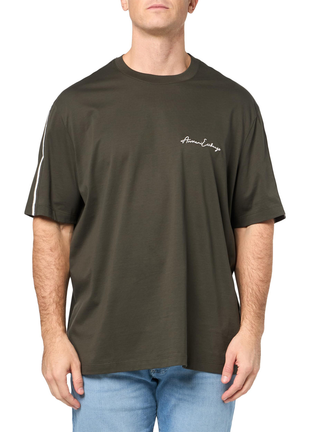 Хакі (оливкова) футболка Armani Exchange