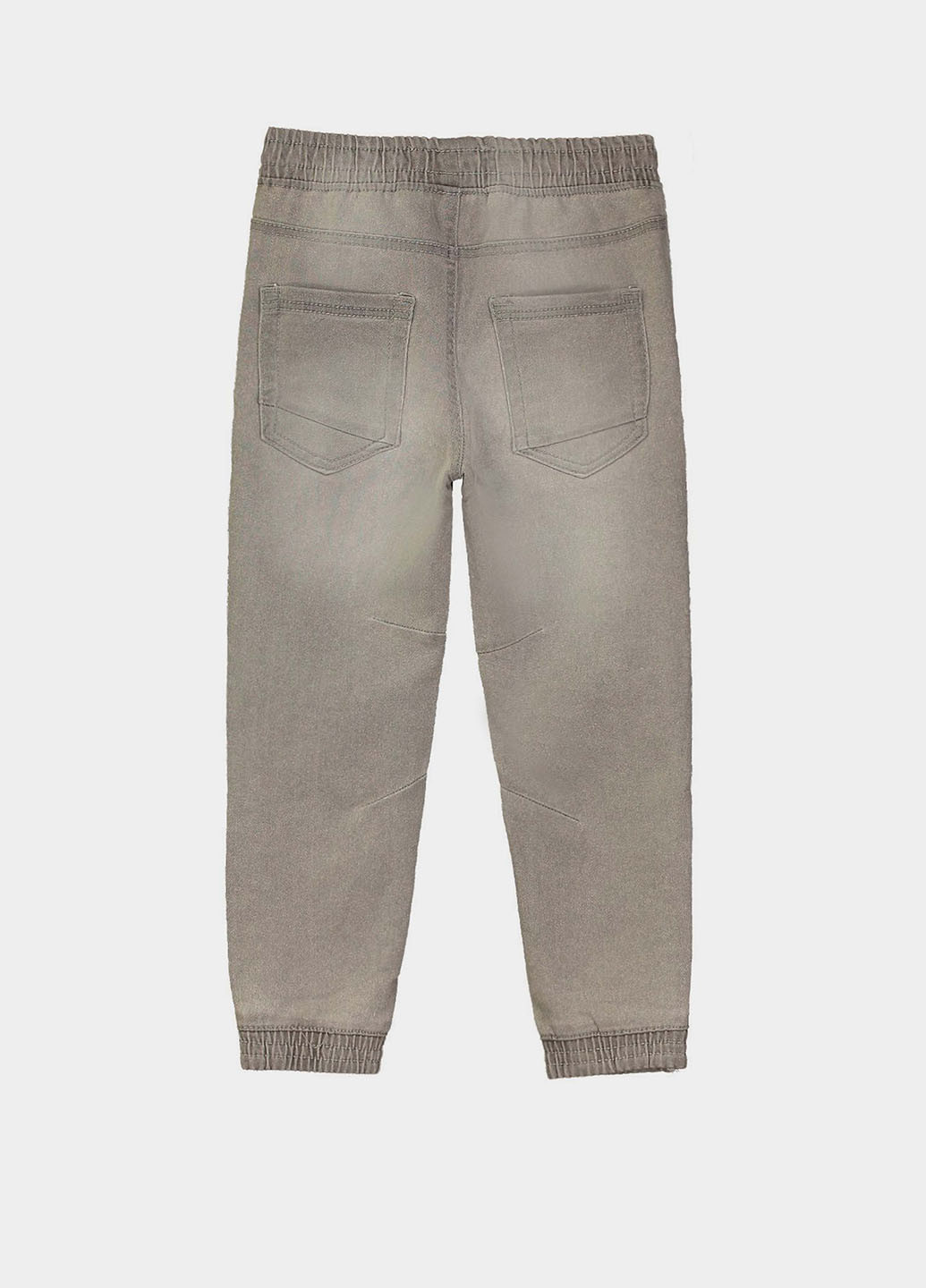 Светло-серые демисезонные джоггеры джинсы Piazza Italia