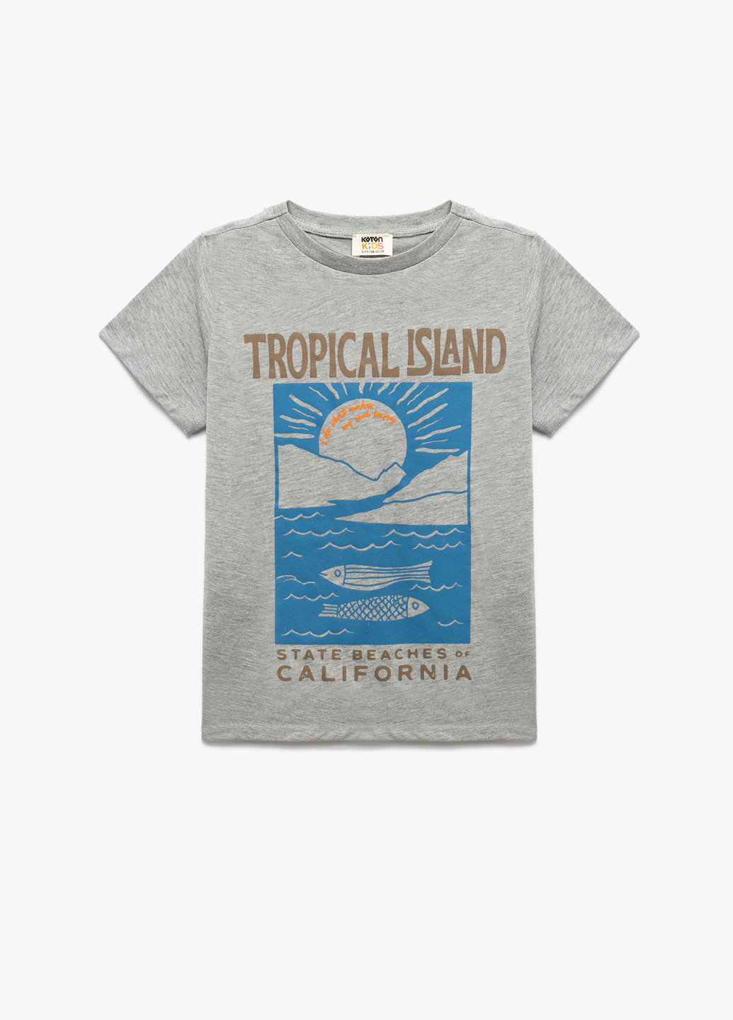 Сіра літня футболка KOTON