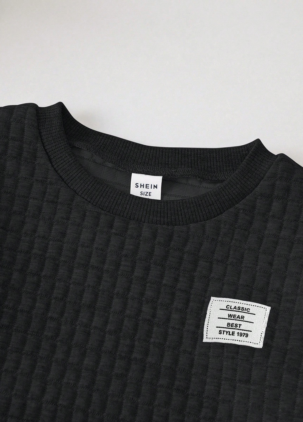 SHEIN свитшот (3 шт.) колор блок комбинированный кэжуал полиэстер