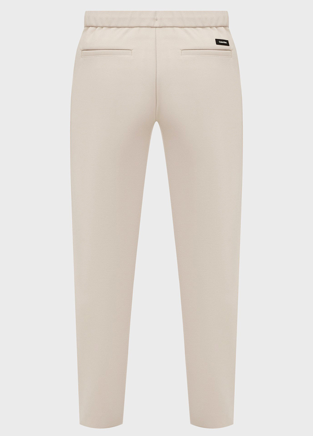 Кремовые классические, кэжуал демисезонные прямые брюки Calvin Klein