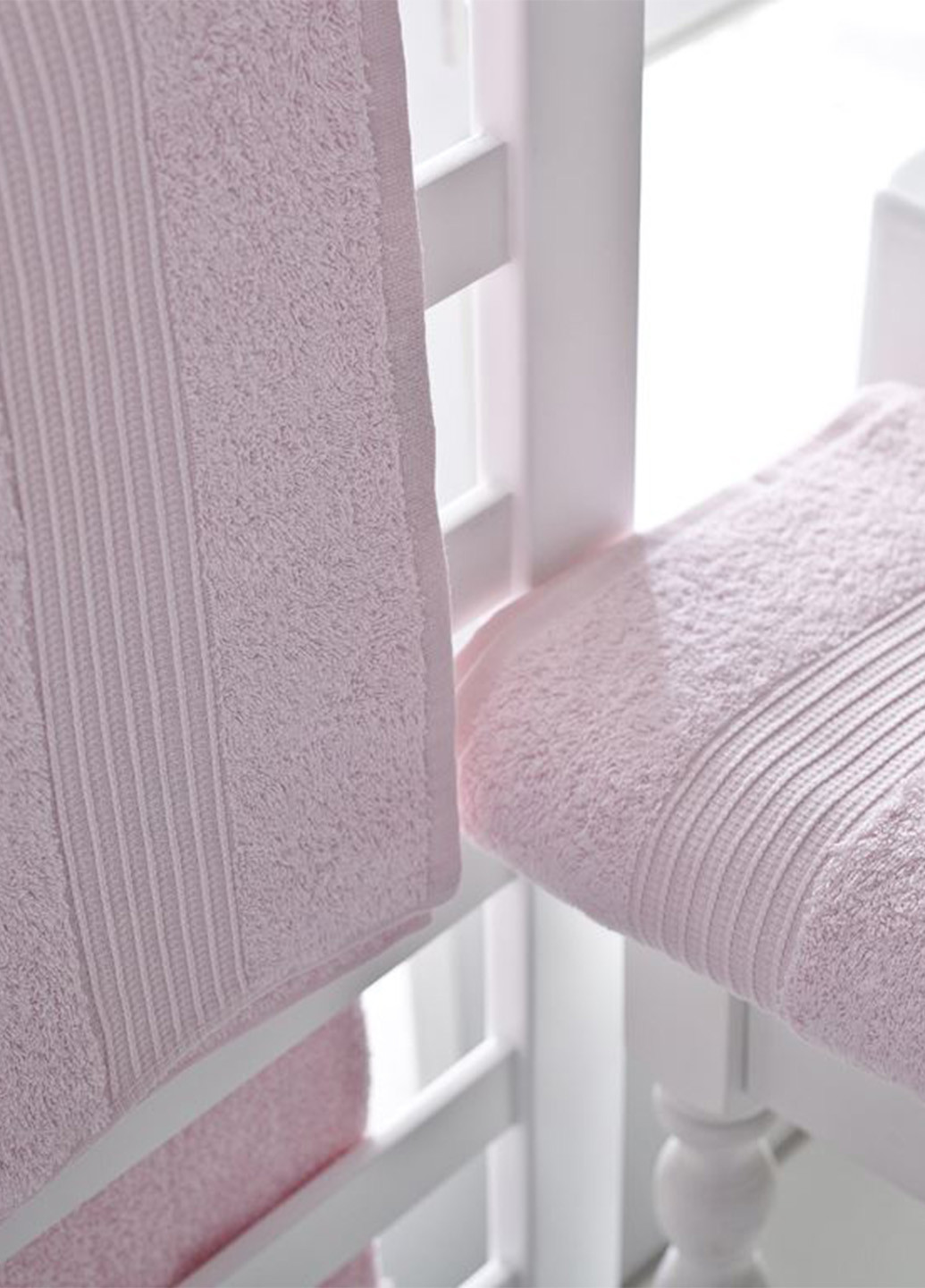 English Home полотенце, 70х140 см однотонний рожевий виробництво - Туреччина