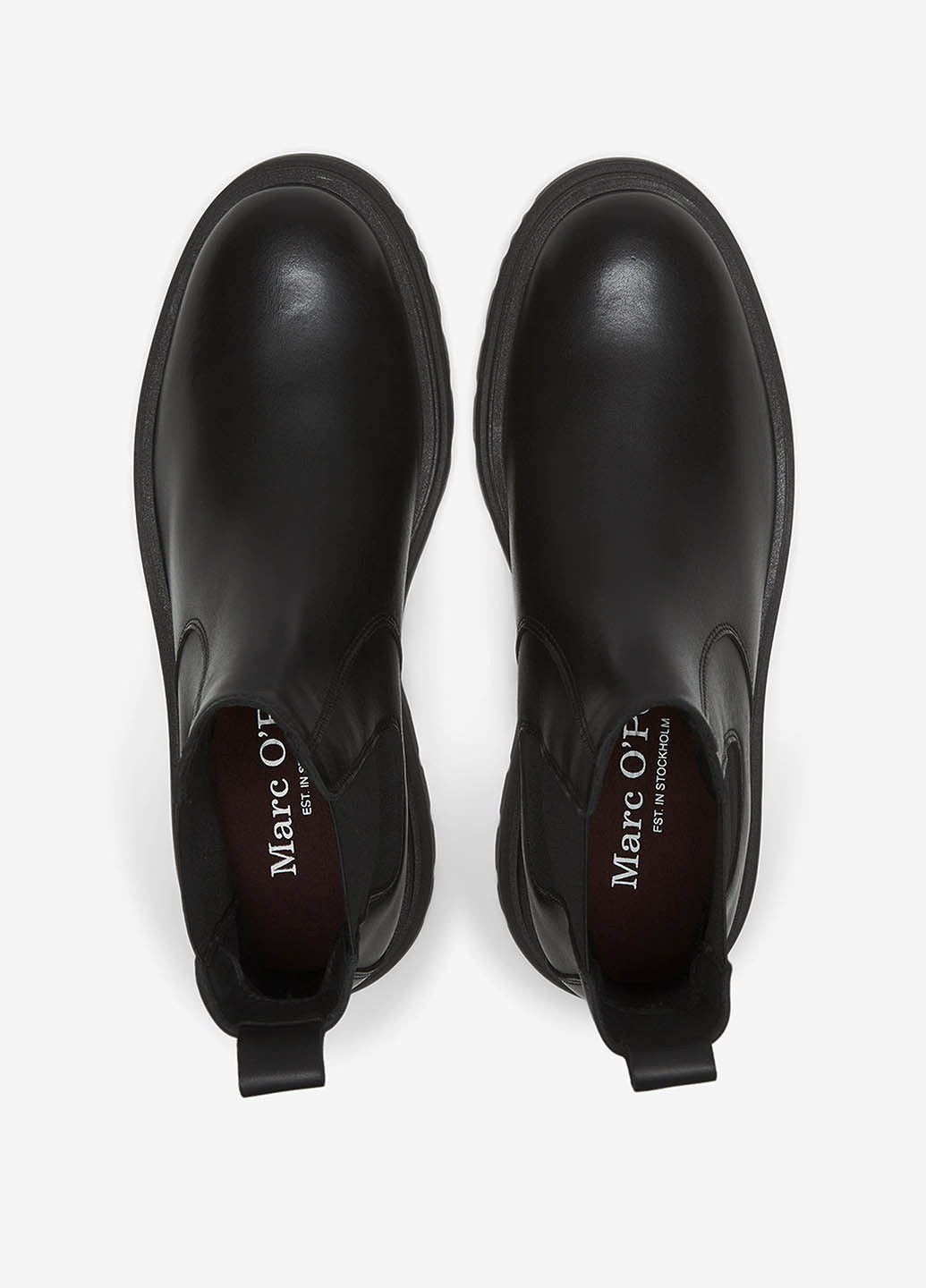 Черные осенние ботинки челси Marc O'Polo