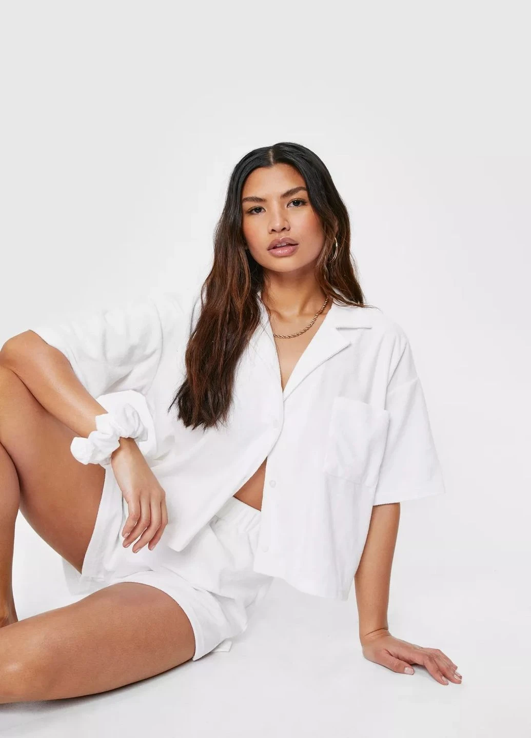 Біла всесезон піжама Nasty Gal