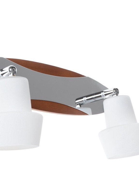 Светильник настенно-потолочный спот поворотный накладной классический HTL-123/2 CHR Brille (253893820)