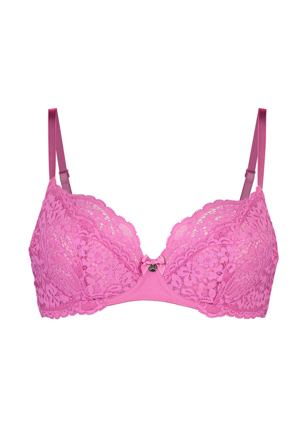 Рожевий бюстгальтер Hunkemoller з кісточками мереживо, поліамід