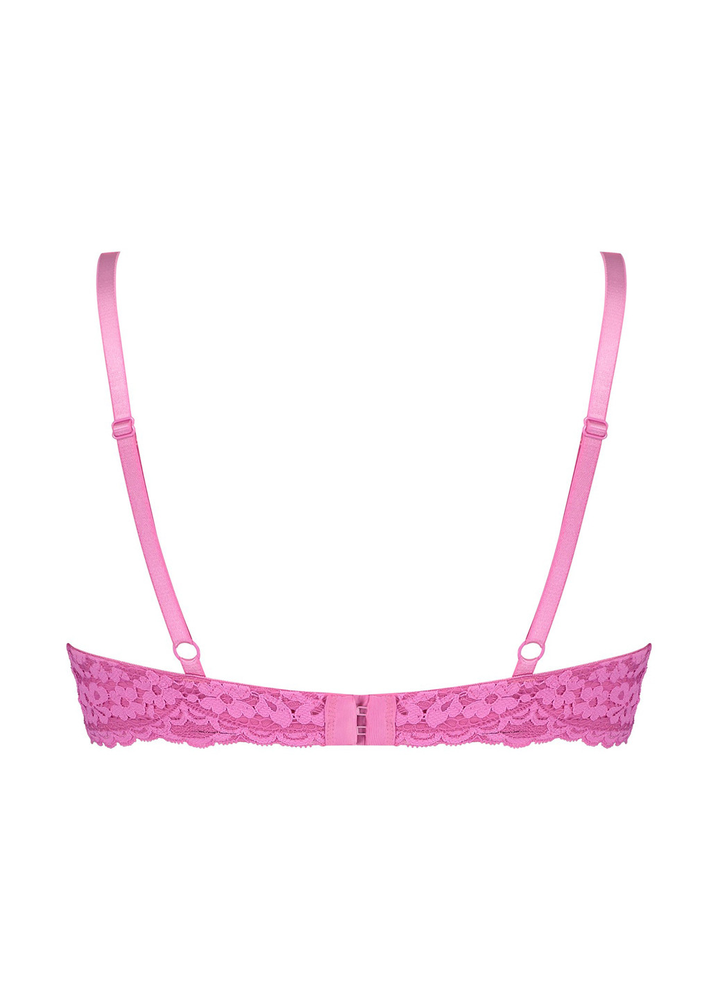 Рожевий бюстгальтер Hunkemoller з кісточками мереживо, поліамід