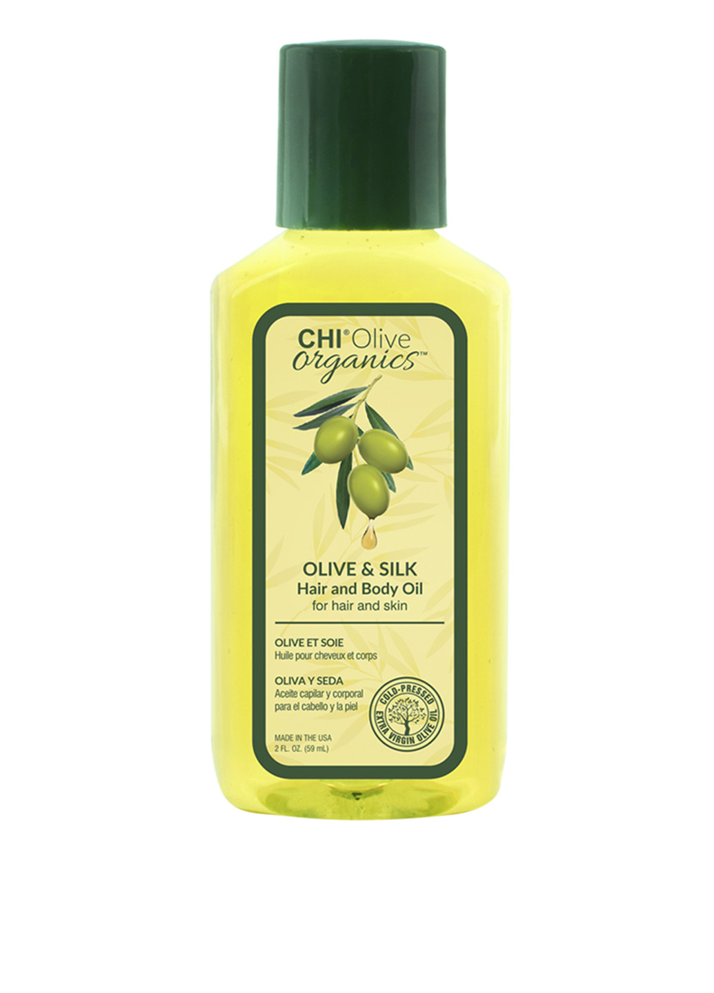 Шовкова масло для волосся і тіла Olive organics, 59 мл CHI (143811189)