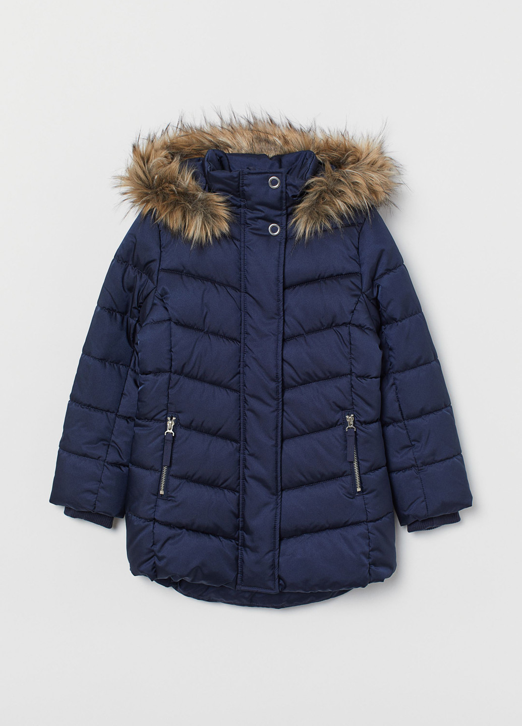 Темно-синяя демисезонная куртка H&M