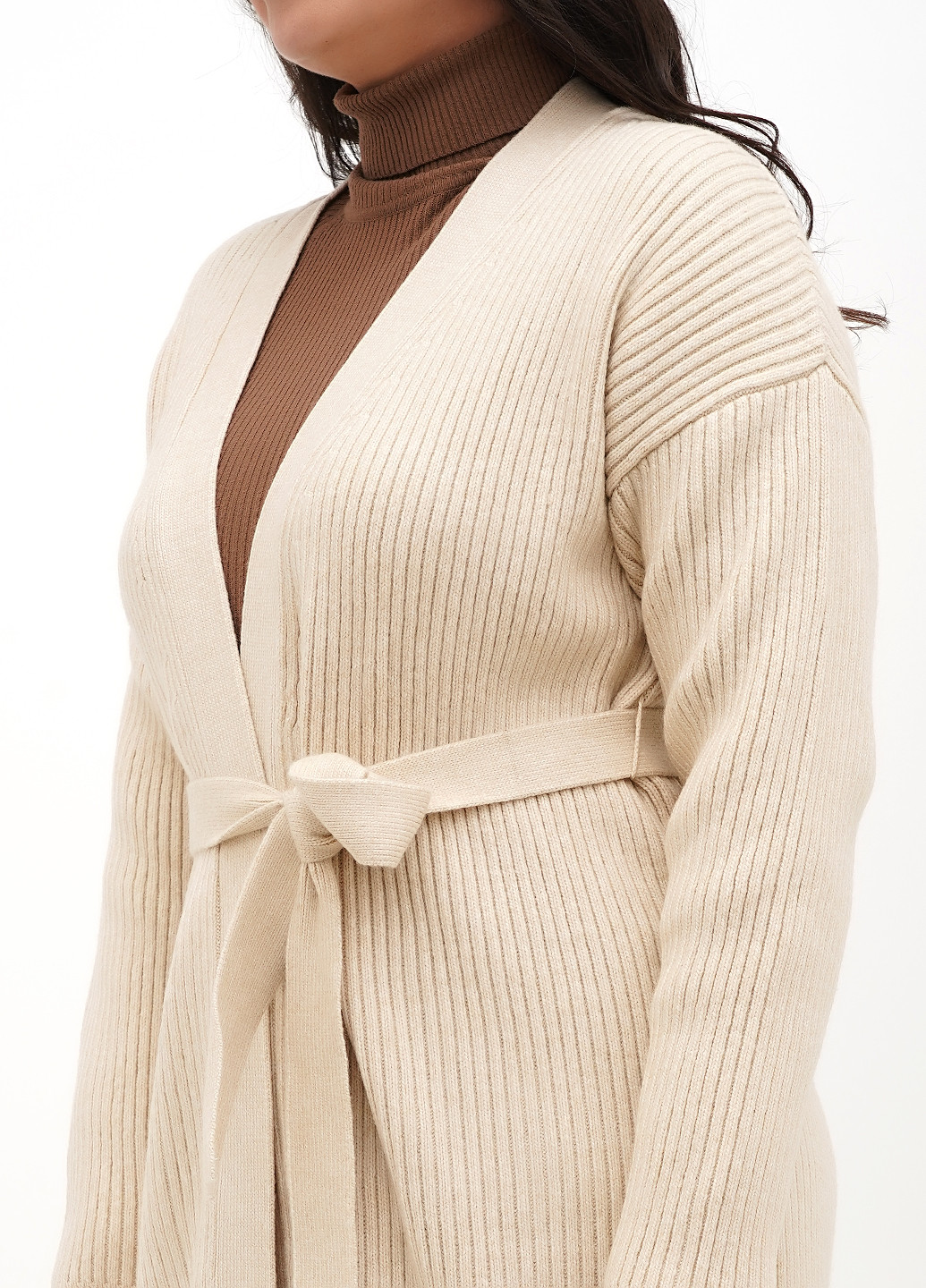 Светло-бежевый демисезонный кардиган H&M