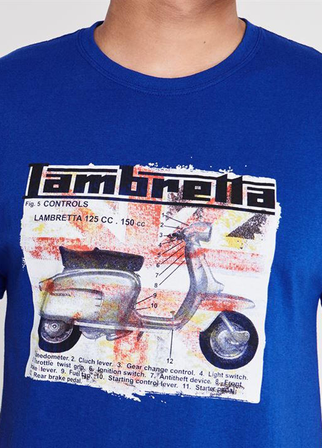 Синя футболка Lambretta