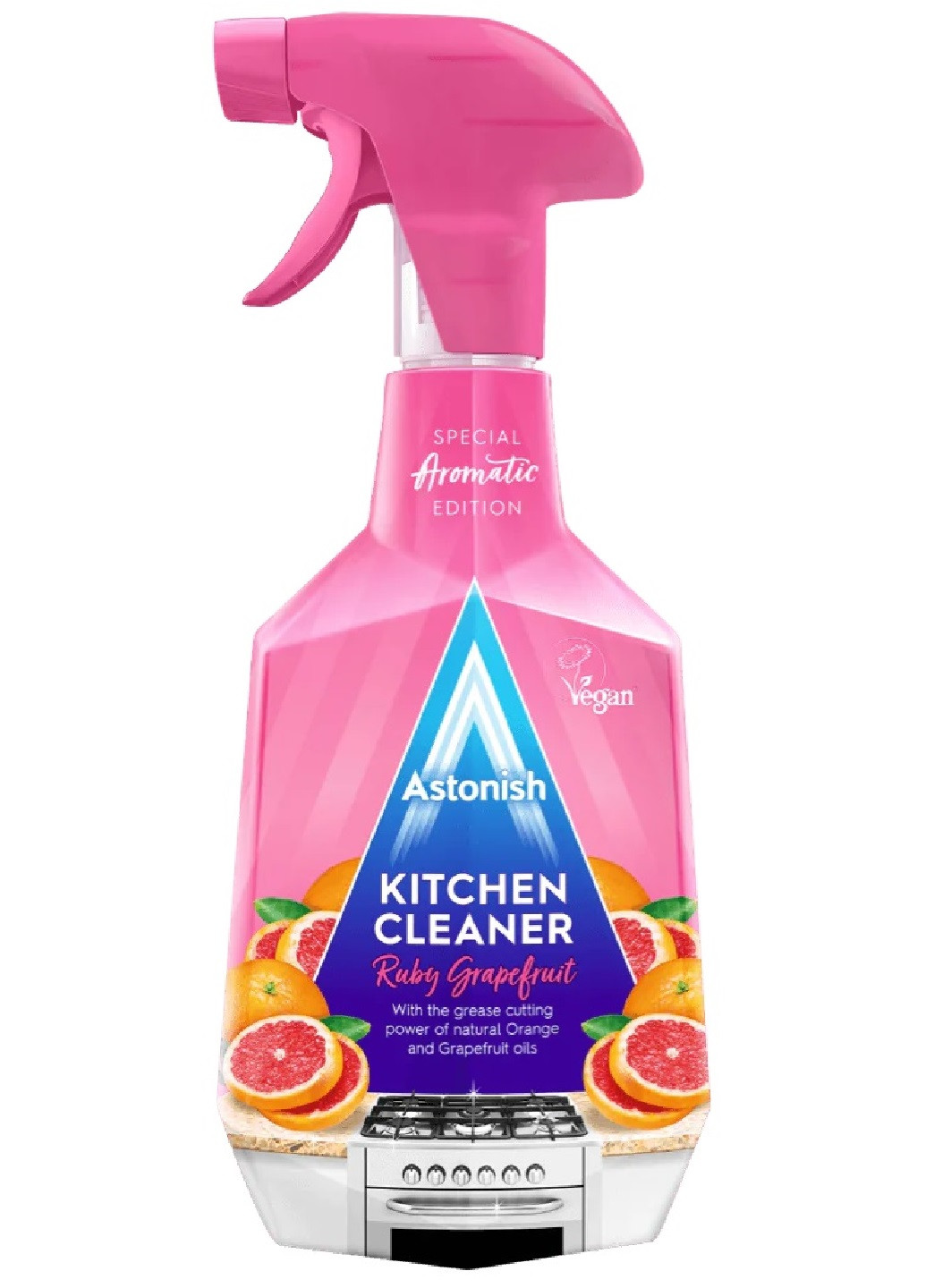 Спрей для чищення кухні Kitchen Cleaner Ruby Grapefruit 750 мл Astonish (253784596)