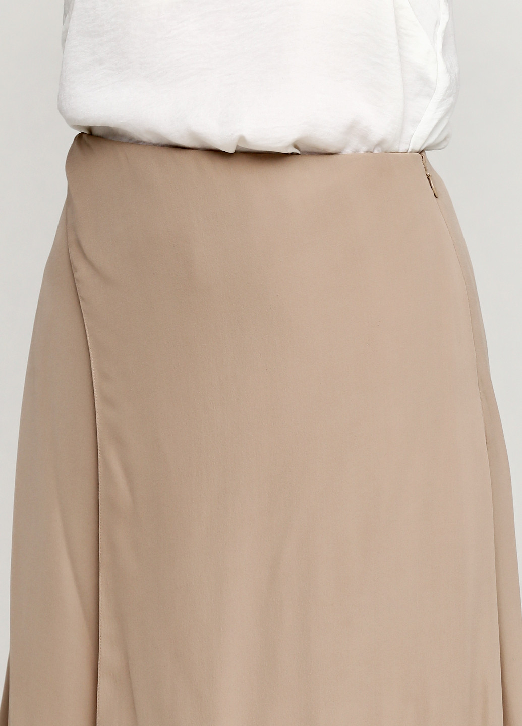 Серая кэжуал однотонная юбка Ralph Lauren миди