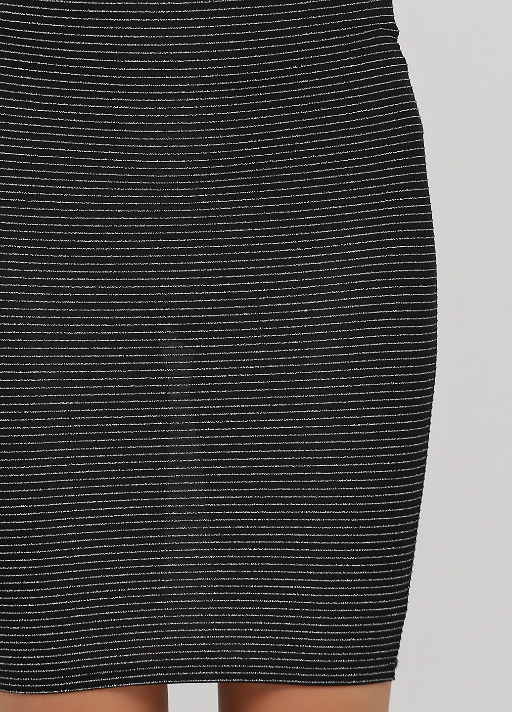 Черная кэжуал в полоску юбка Seven Sisters карандаш