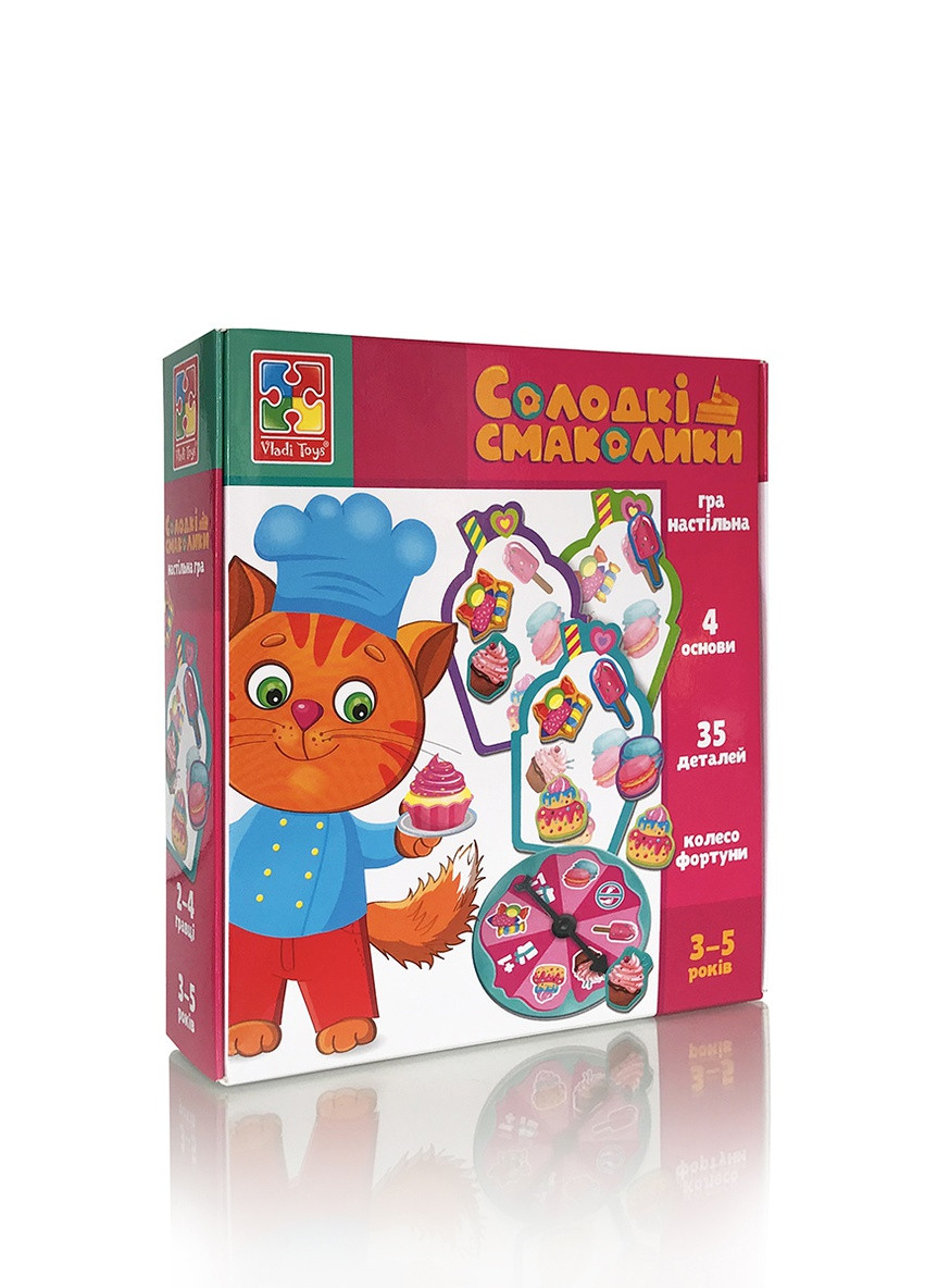 Мини-развивашка "Сладкие вкусности" VT1804-42(укр) Vladi toys (255391284)