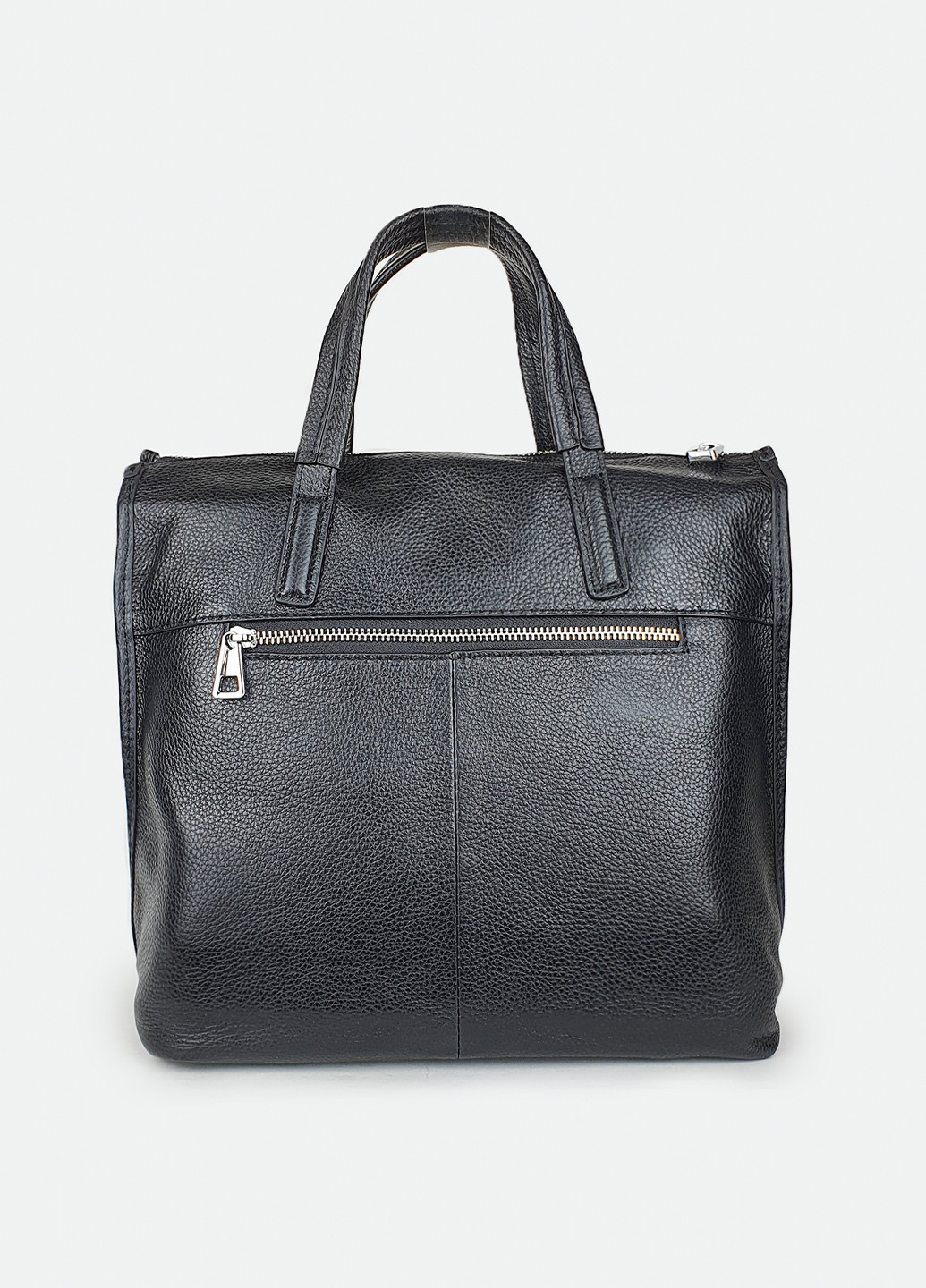 Женская черная большая сумка натуральная кожа Fashion (232986058)