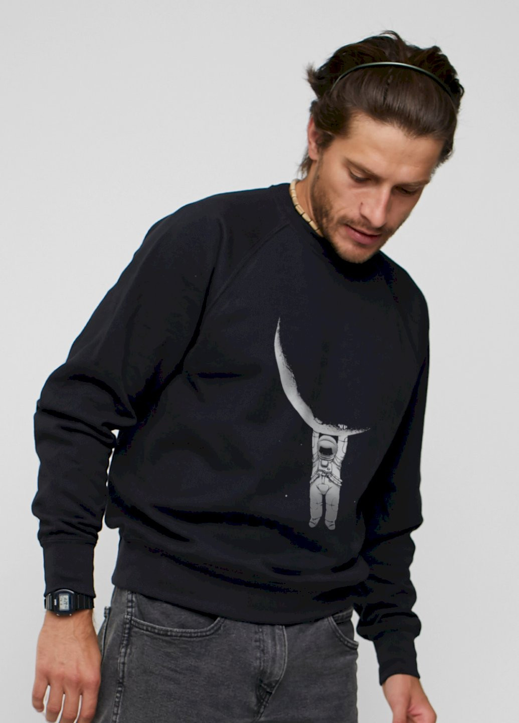 Черный свитшот мужской YAPPI (198688900)