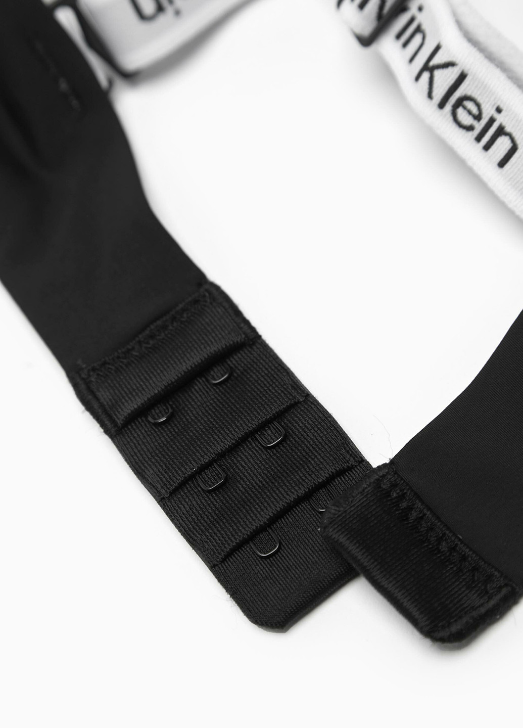 Чёрный бюстгальтер Calvin Klein с косточками полиамид