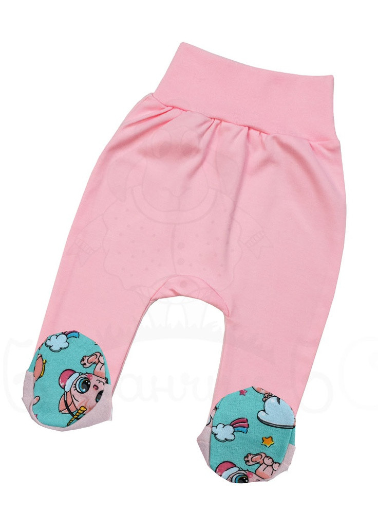 Баранчик БО повзунки для немовлят малюнок рожевий повсякденний футер виробництво - Україна