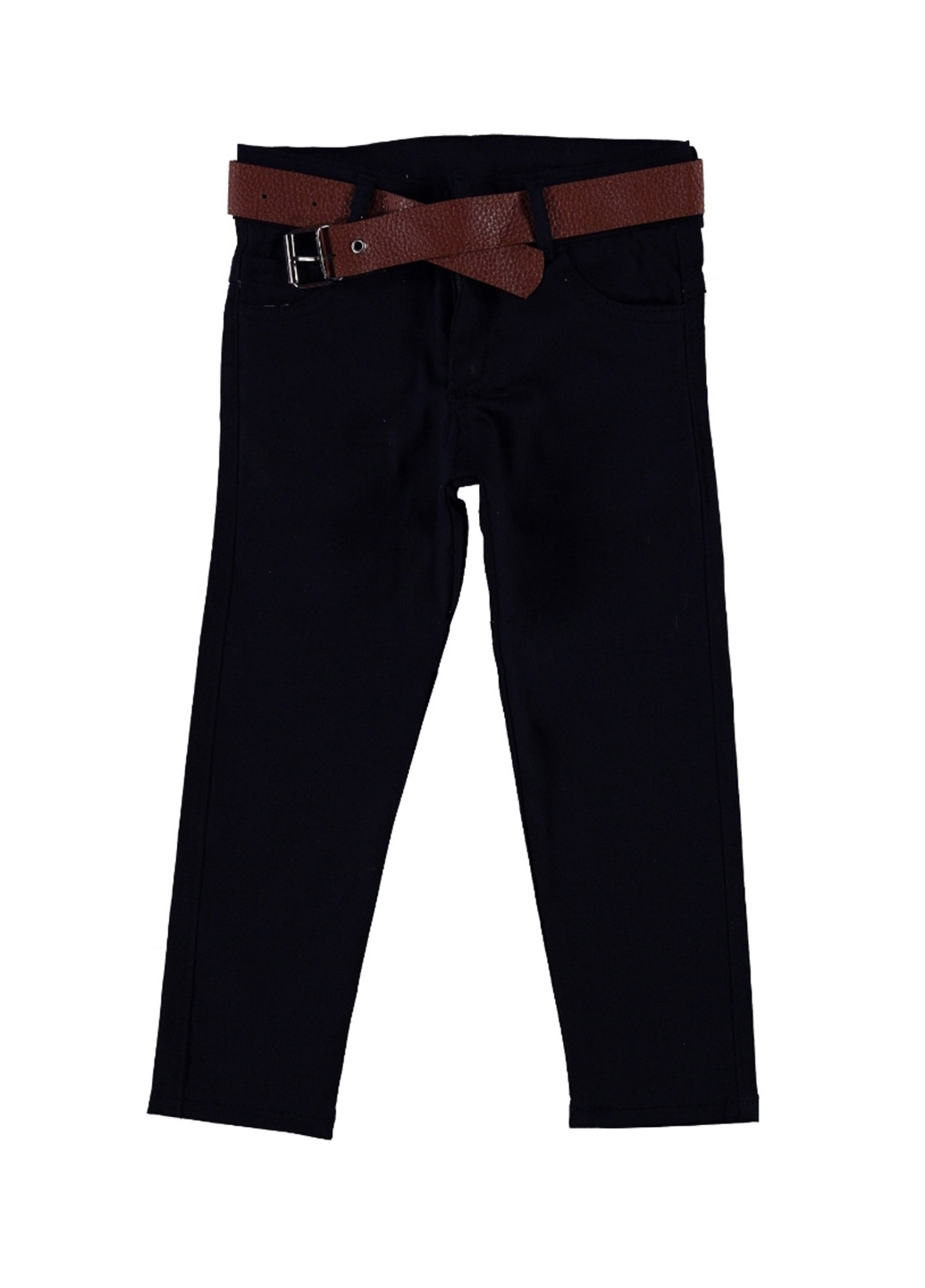 Черные кэжуал демисезонные брюки Denim