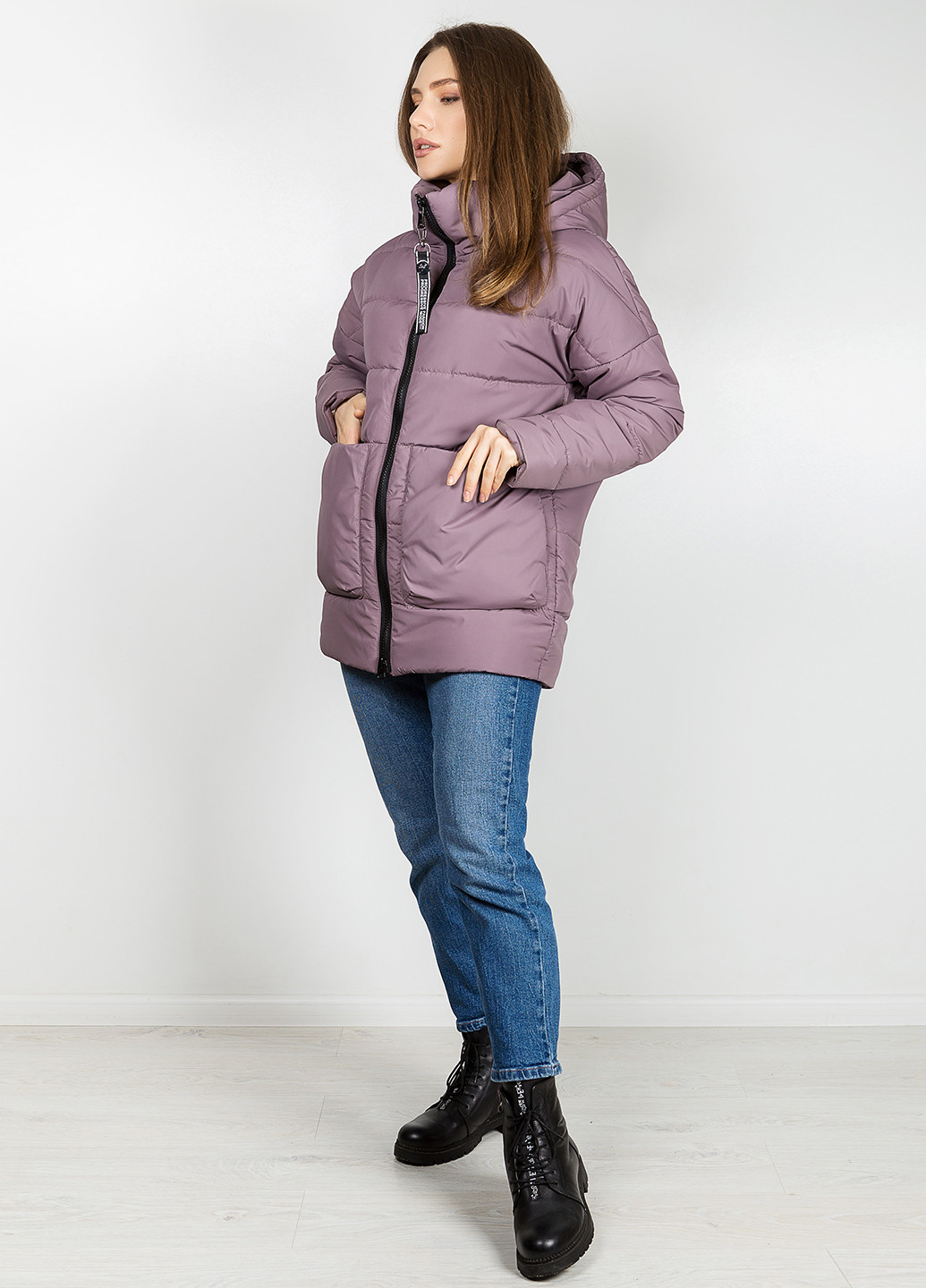 Светло-фиолетовая демисезонная куртка O`zona milano