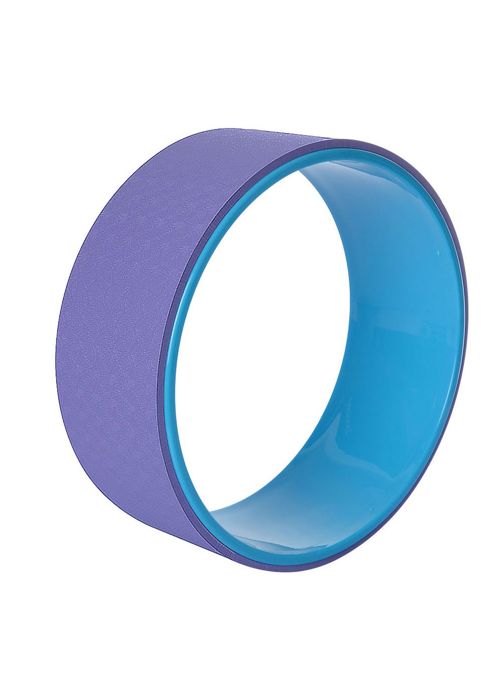 Колесо для йоги TPE 33 см сиренево-синие (кольцо для йоги, йога колесо для спины) EasyFit (241214891)
