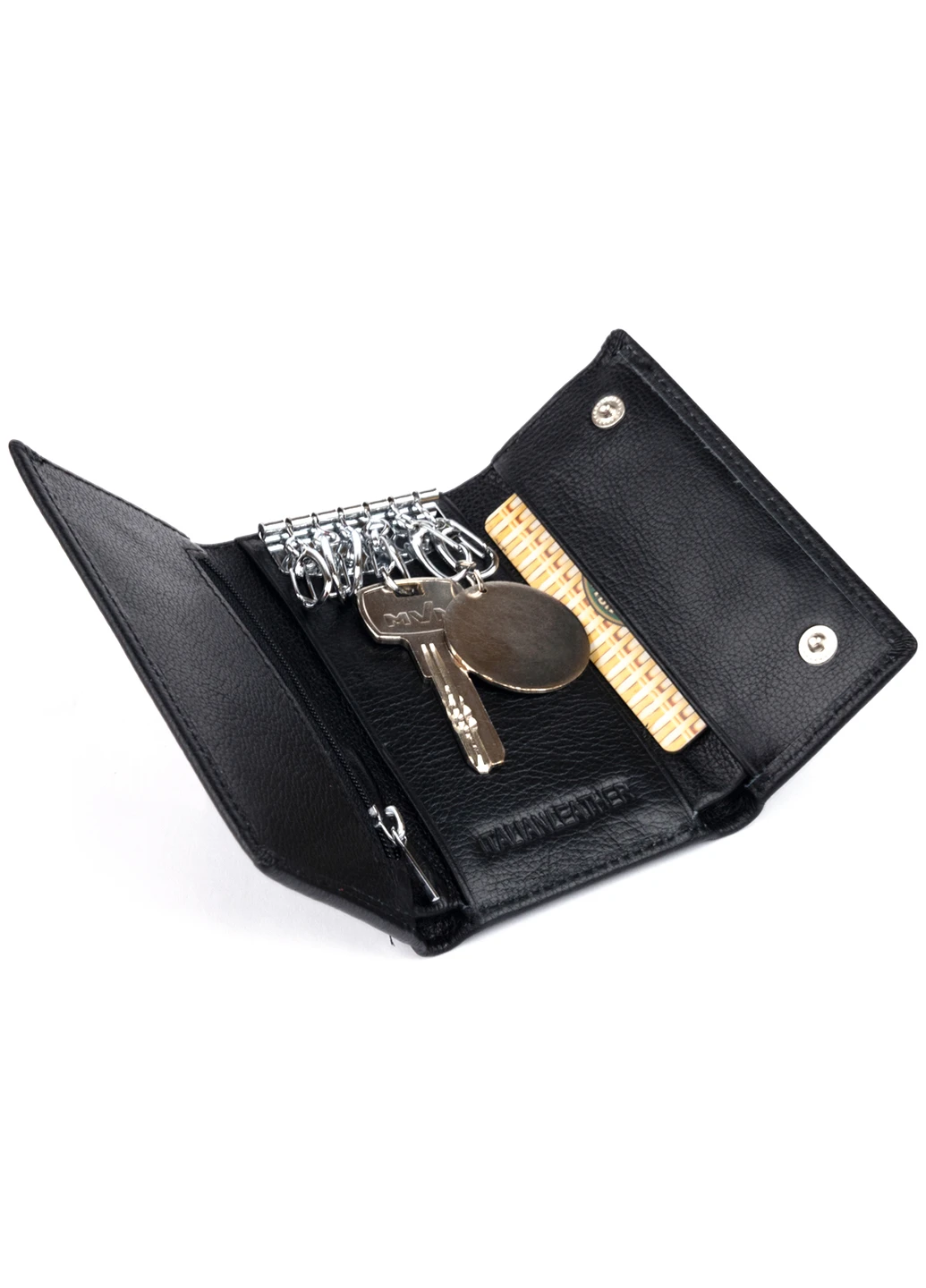 Жіночий шкіряний гаманець-ключниця 12,3х7,3х1 см st leather (252129549)